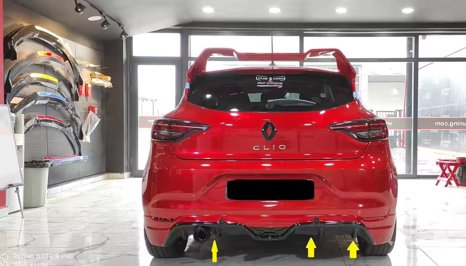 Diffuseur de pare-chocs arrière Renault Clio 5 (V)