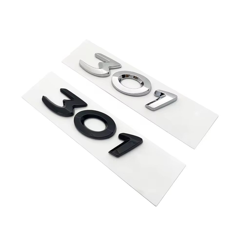 Emblèmes de coffre 3D Peugeot
