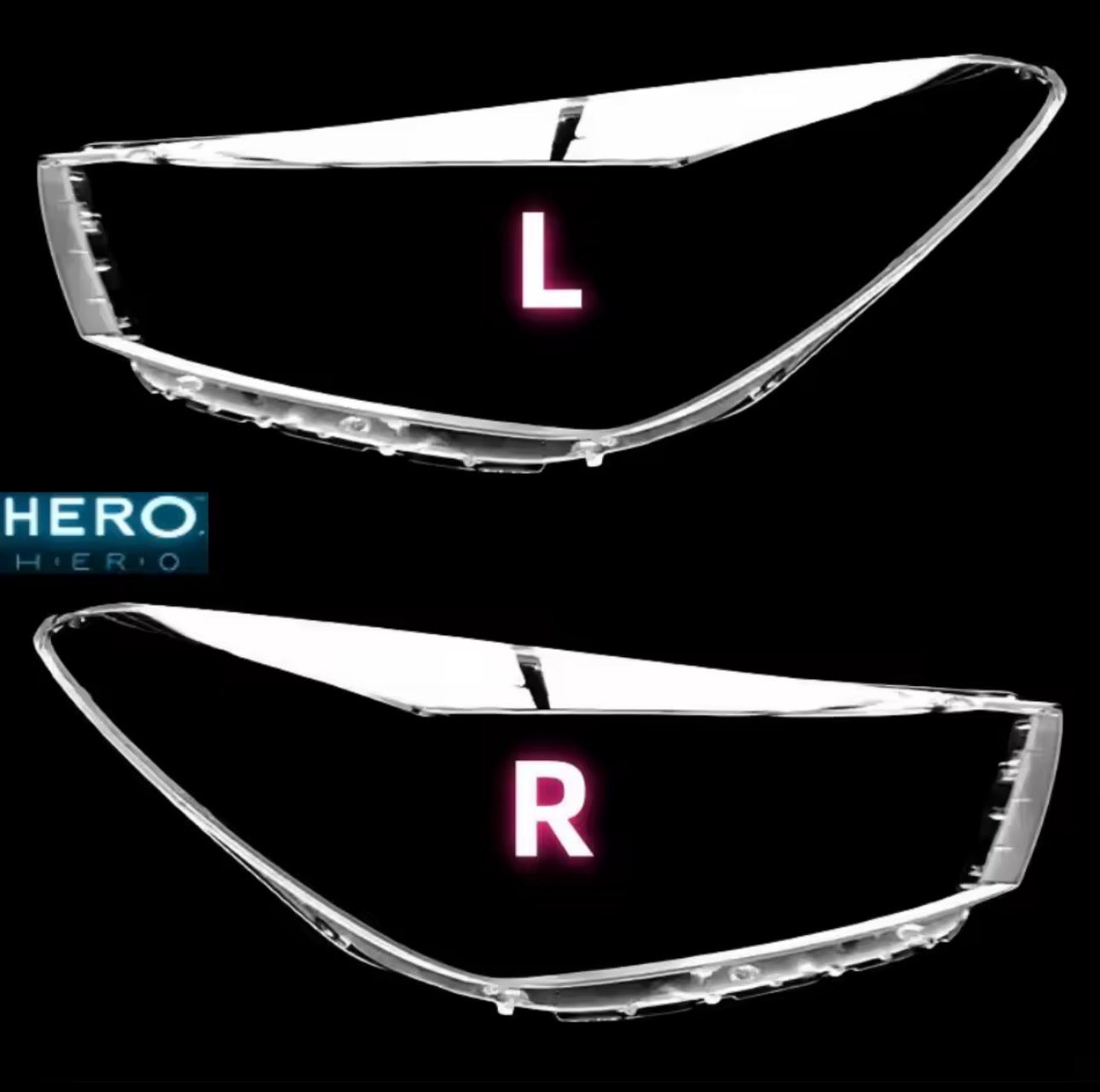 Coques de phares avants pour Kia Rio IV (2017–2020)