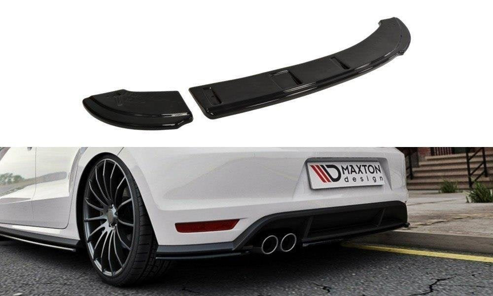 Diffuseur de pare-chocs arrière (sans barre verticale) Volkswagen Polo GTI (MK5 facelift)