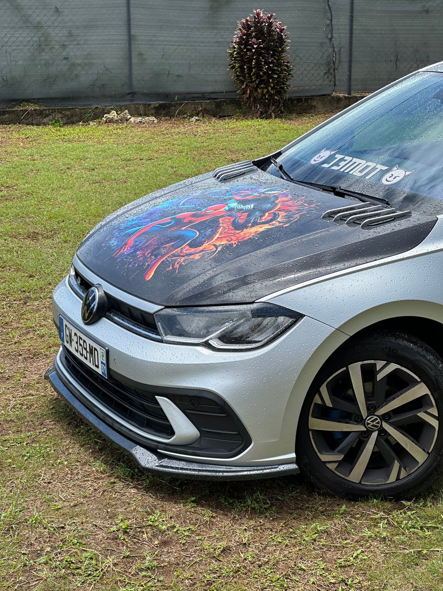 Lame de pare-chocs avant Volkswagen Polo AW (MK6 Facelift)