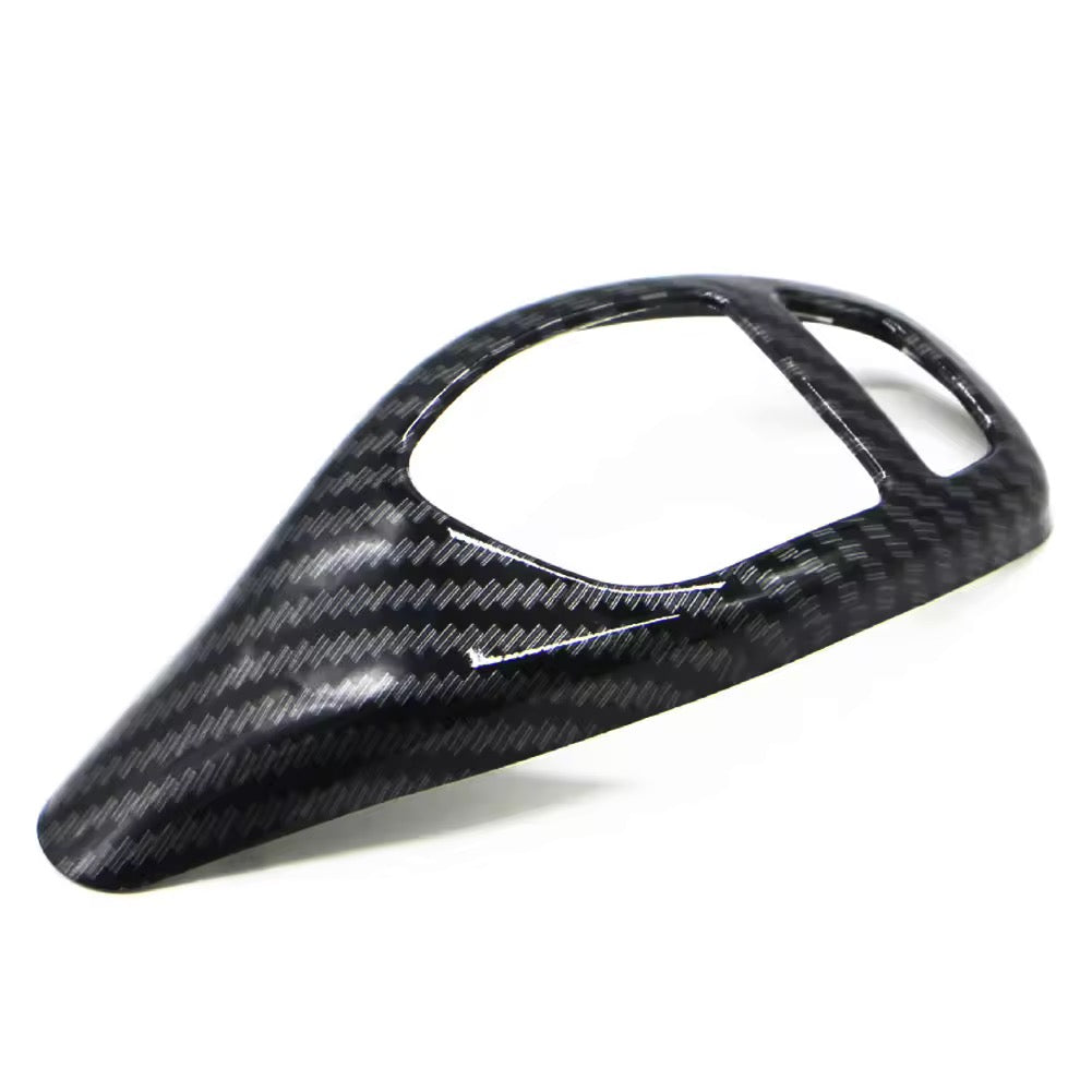 Garniture de pommeau de vitesse style carbone BMW