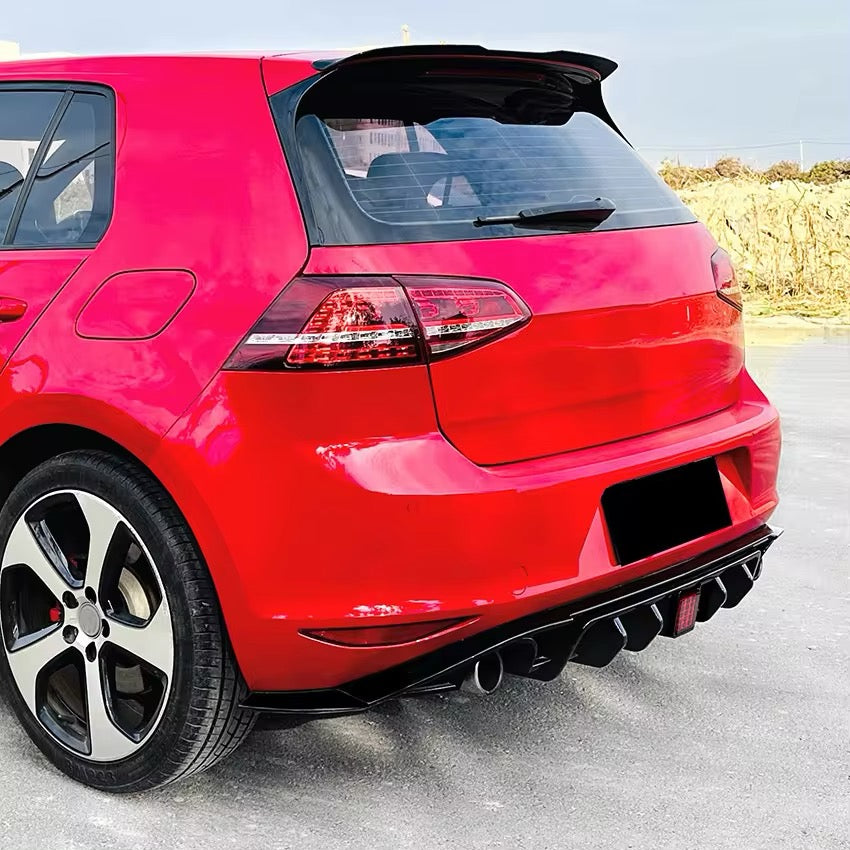 Diffuseur de pare-chocs arrière Volkswagen Golf 7 GTI / GTD