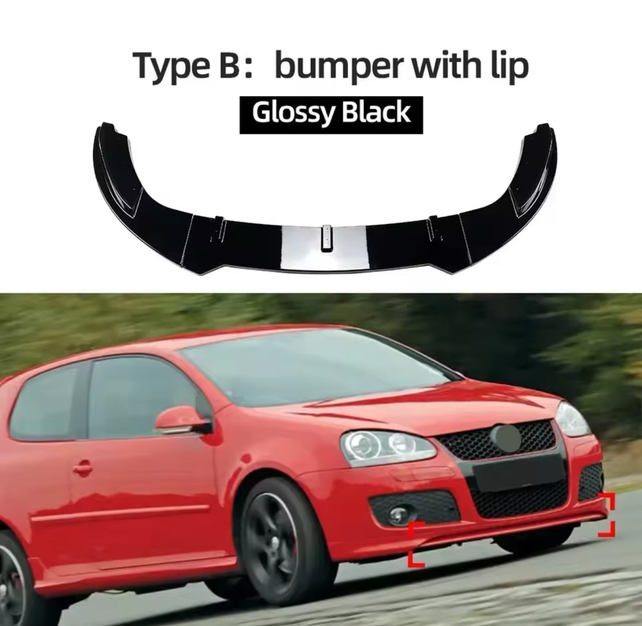 Lame de pare-choc avant Volkswagen Golf 5