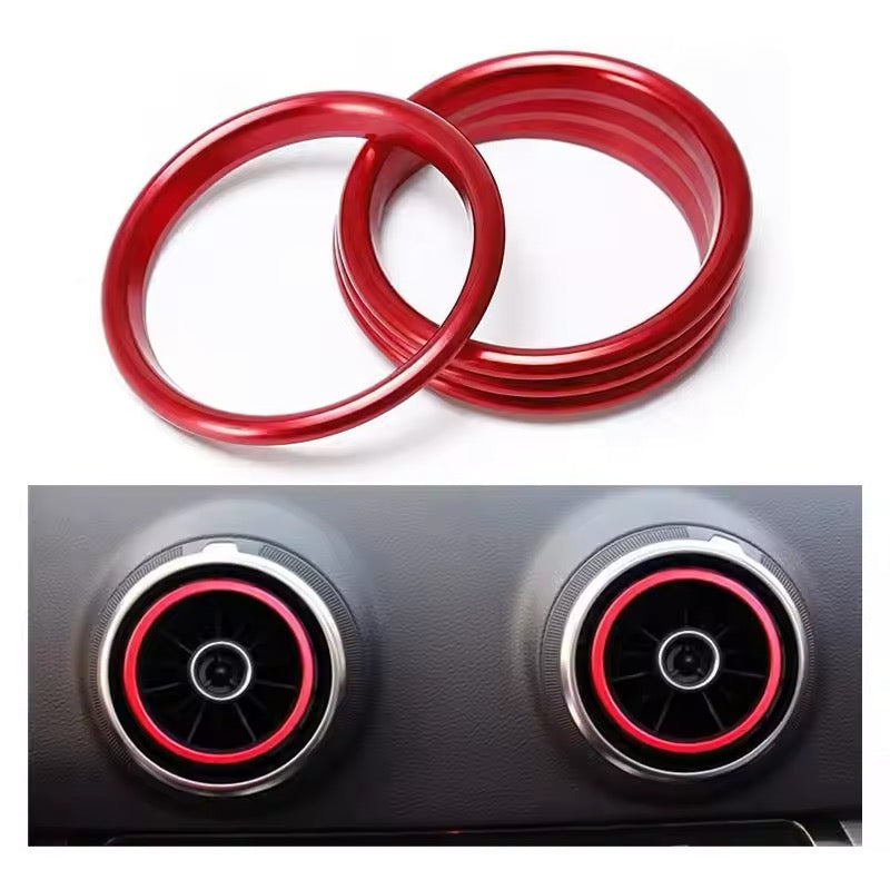 Couvercles de bague intérieur d’aération Audi S3 - A3 S-LINE 8V HATCHBACK - SPORTBACK