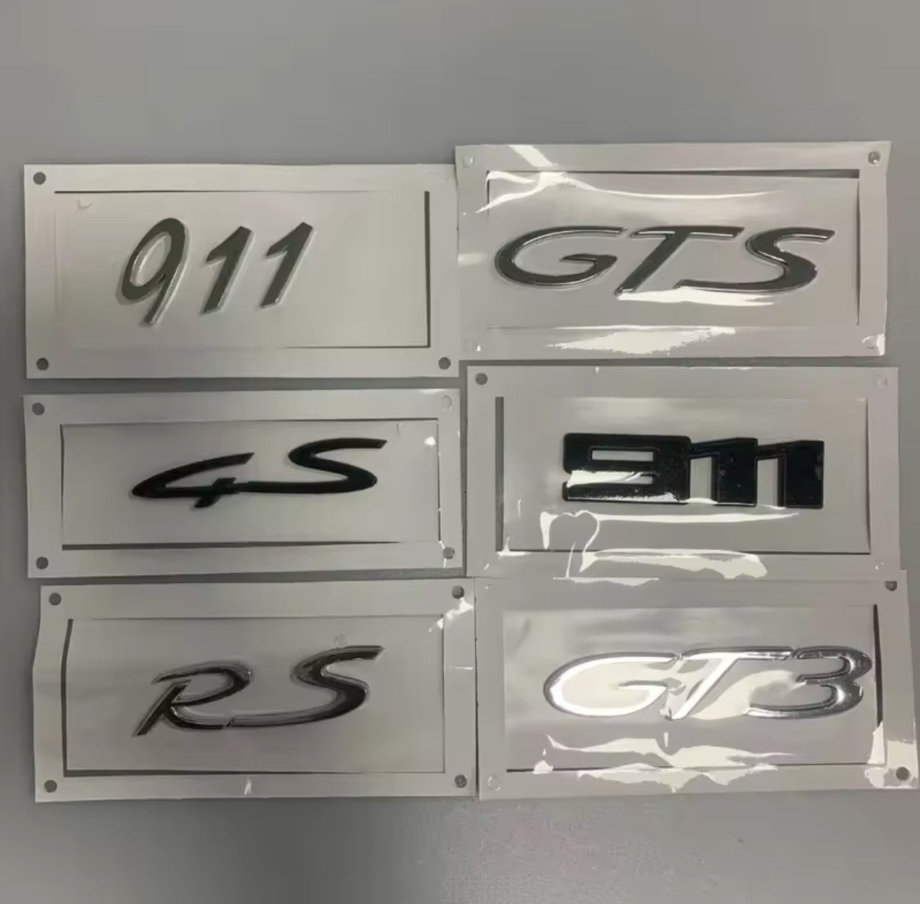 Emblème de coffre Porsche