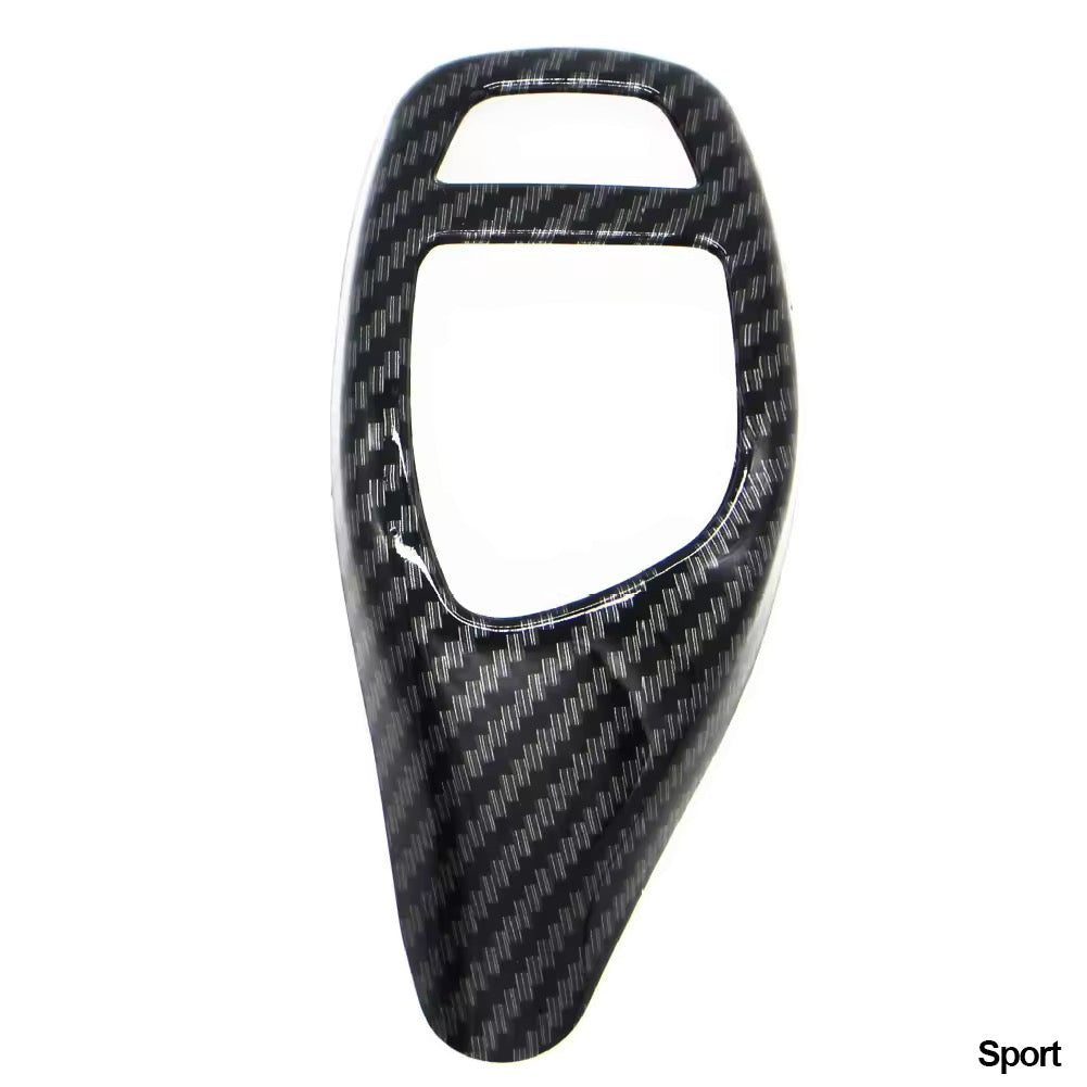 Garniture de pommeau de vitesse style carbone BMW