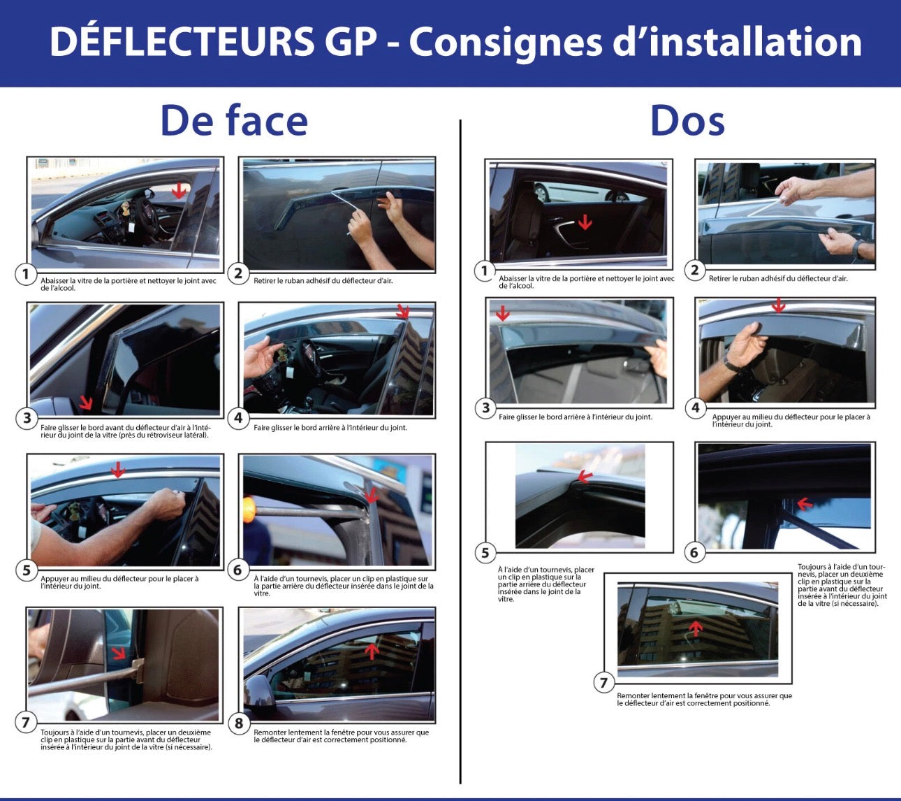 Déflecteurs d’air Opel MOKKA