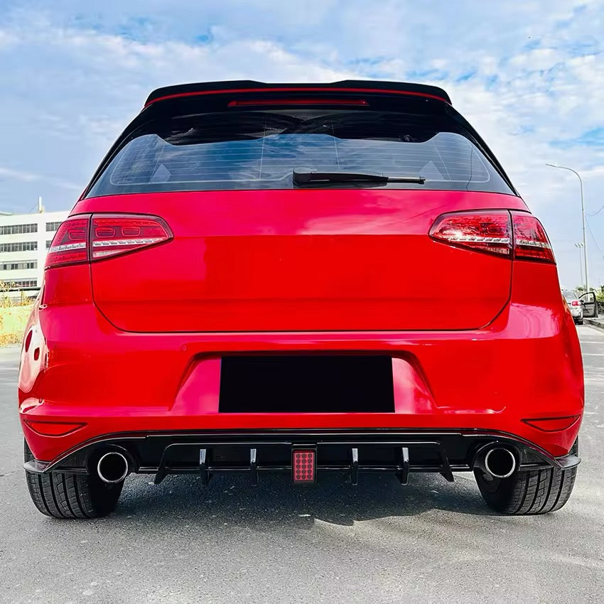 Diffuseur de pare-chocs arrière Volkswagen Golf 7 GTI / GTD