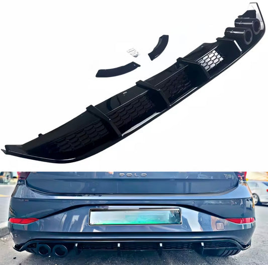 Diffuseur de pare-chocs arrière Volkswagen Polo AW1 (MK6 facelift)