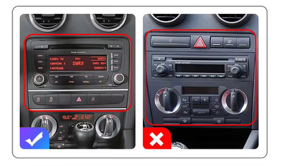 Autoradio androïde tactile Audi A3 8P