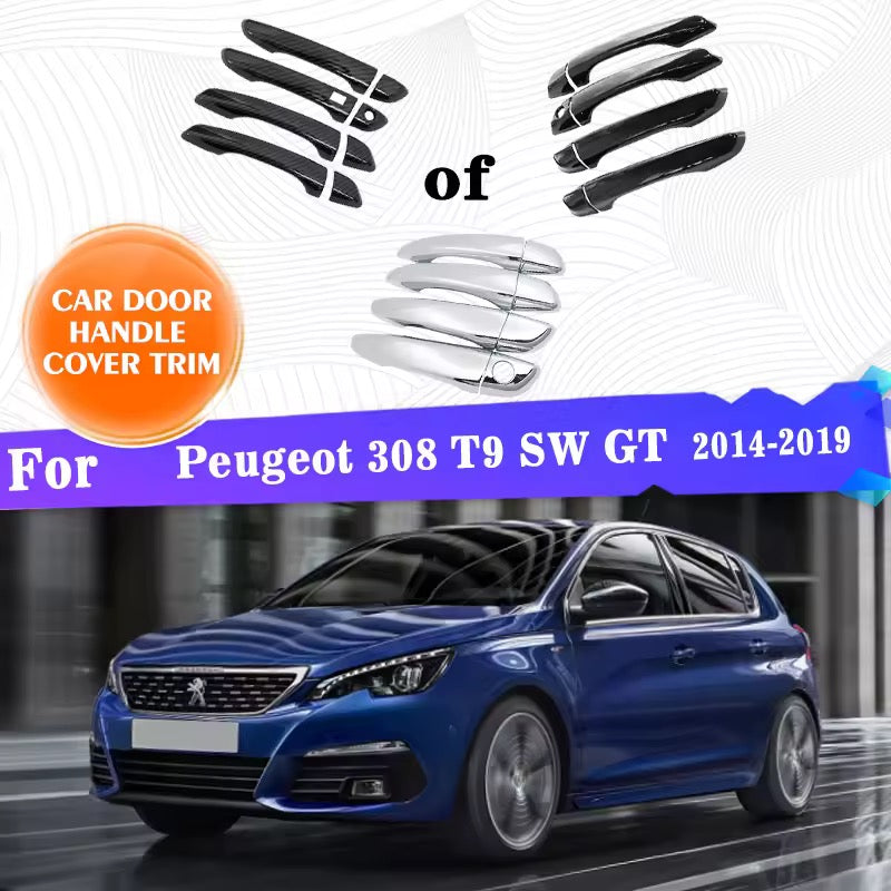 Couvercles de poignées extérieures Peugeot 208