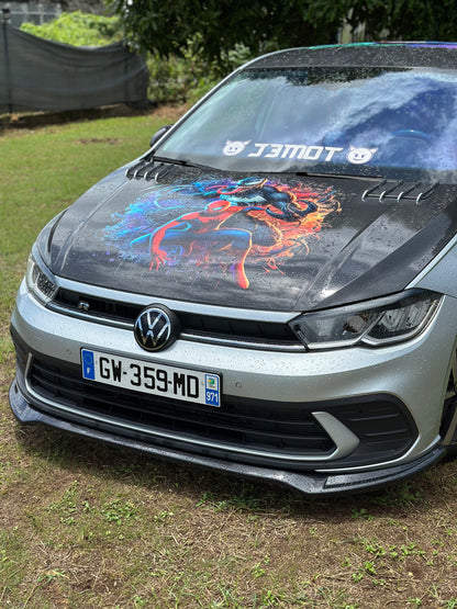 Lame de pare-chocs avant Volkswagen Polo AW (MK6 Facelift)