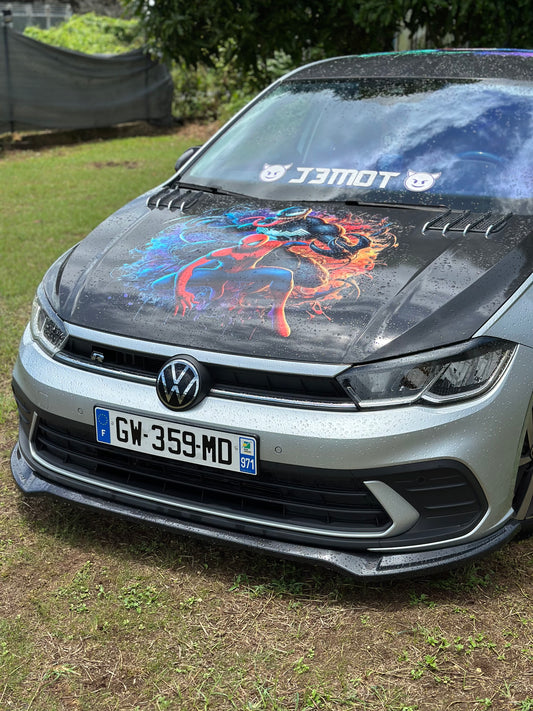 Lame de pare-chocs avant Volkswagen Polo AW (MK6 Facelift)