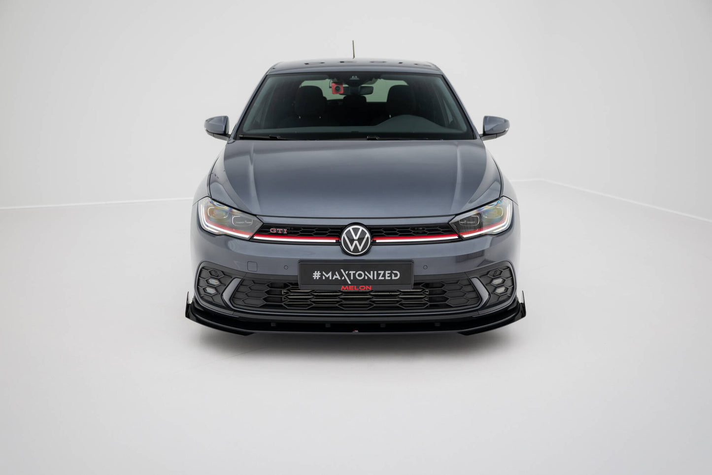 Lame de pare-chocs avant Street Pro + flaps Volkswagen Polo MK6 Facelift