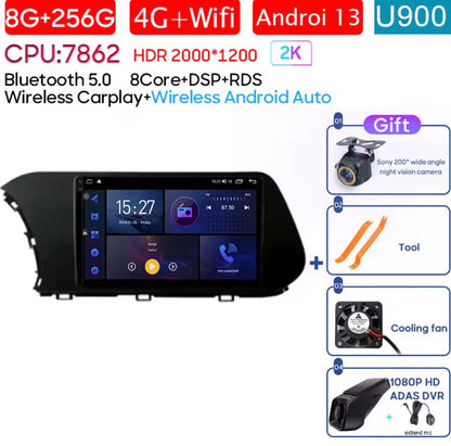 Autoradio Android Hyundai i20 – Navigation GPS, CarPlay & Performance Premium