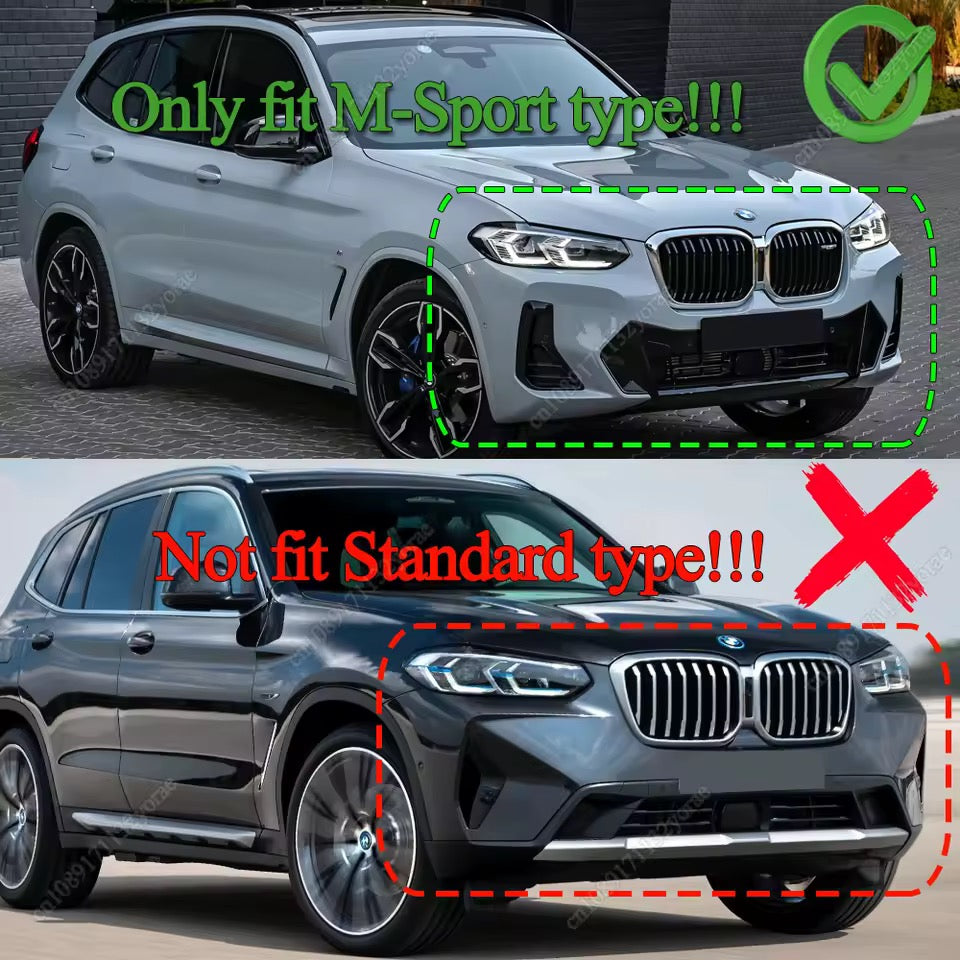 Lame de pare-chocs avant BMW BMW X3 G01 / X4 G02 / iX3 G08 (2022–2024) – M Sport