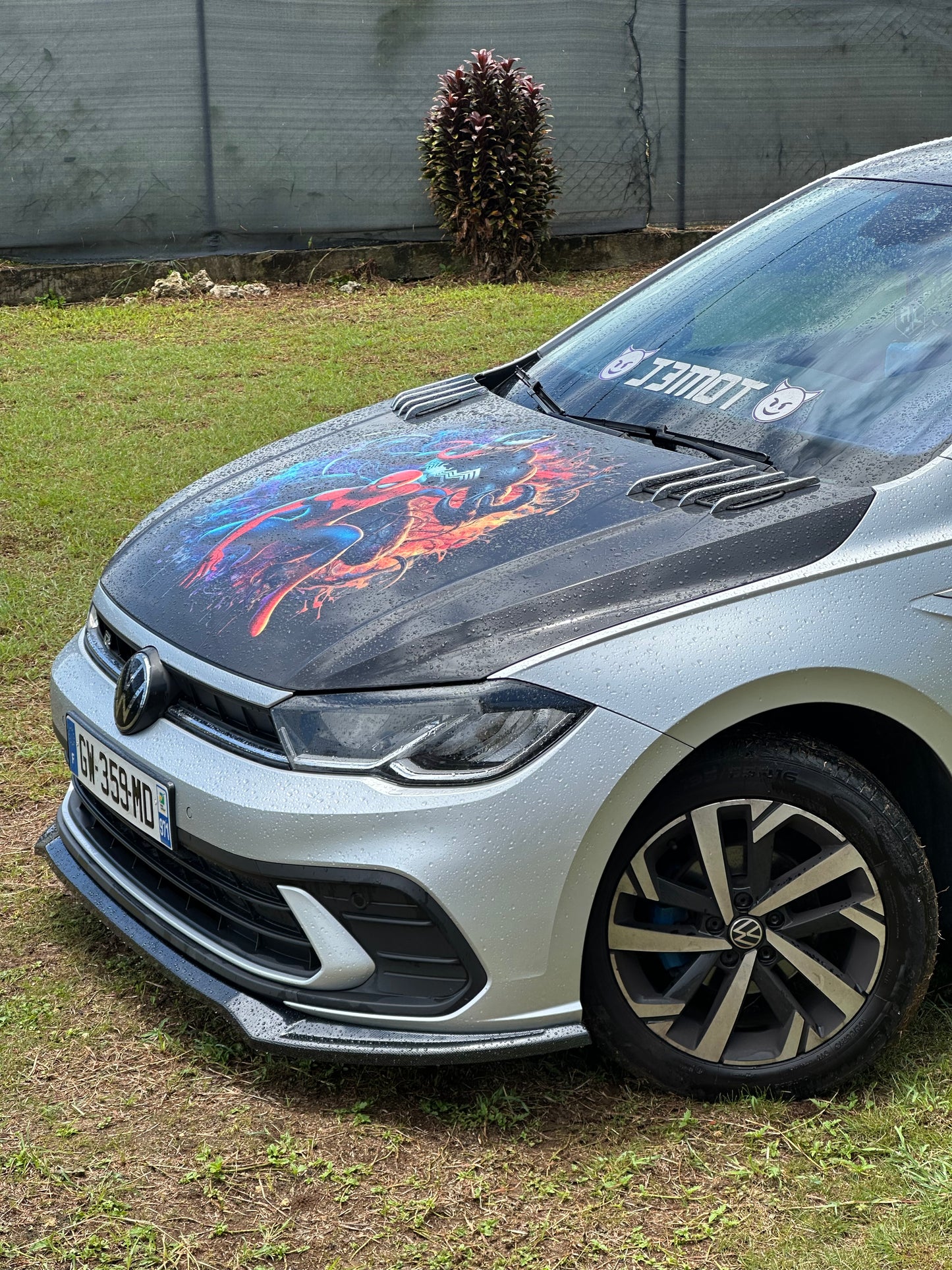 Lame de pare-chocs avant Volkswagen Polo AW (MK6 Facelift)