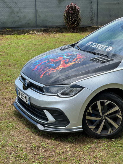 Lame de pare-chocs avant Volkswagen Polo AW (MK6 Facelift)