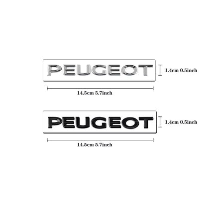 Emblèmes de coffre 3D Peugeot