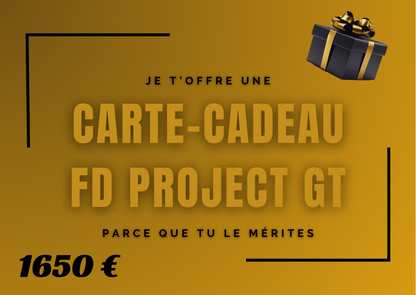 Carte-cadeau FD PROJECT GT