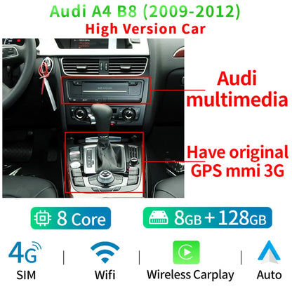 Autoradio androïde tactile Audi A4