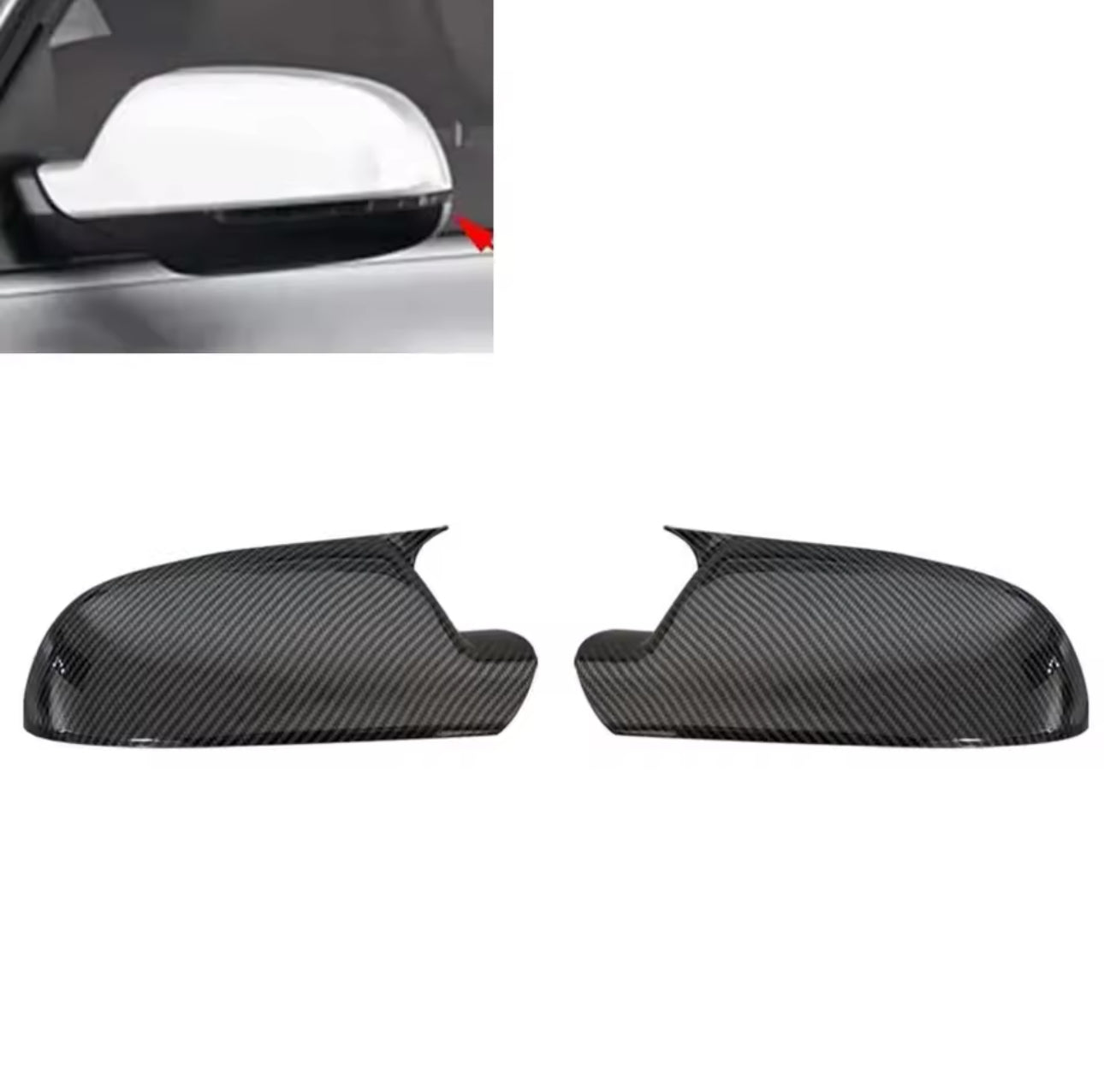 Coques de rétroviseurs style Batman Audi