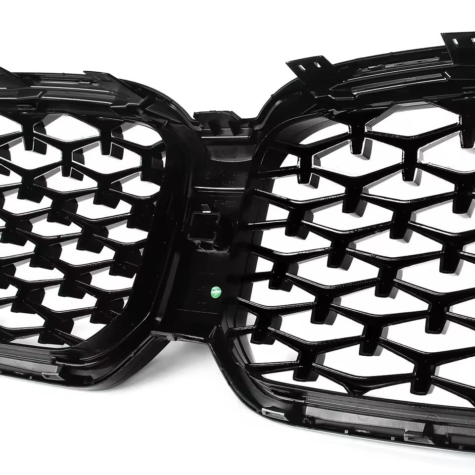Calandre Nid-d’Abeilles Noir Brillant – BMW X3 / X4 G01 G02 LCI (2022–2024)