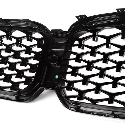 Calandre Nid-d’Abeilles Noir Brillant – BMW X3 / X4 G01 G02 LCI (2022–2024)