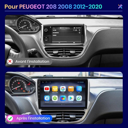 Autoradio Androïde tactile Peugeot 208 / 2008