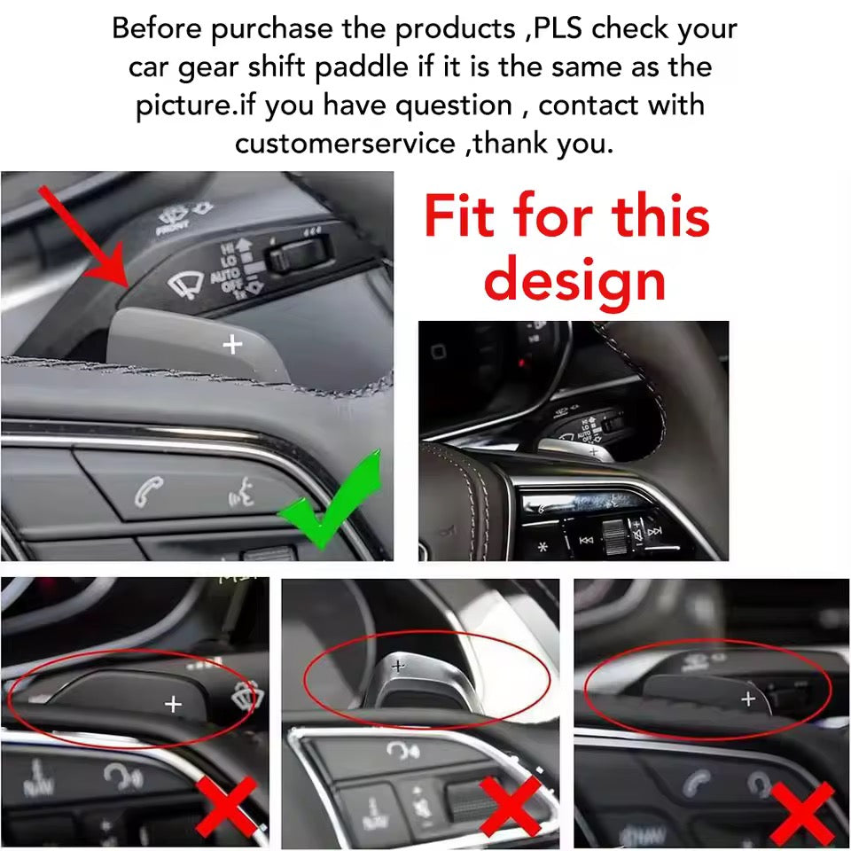 Extensions de palettes de vitesse Audi