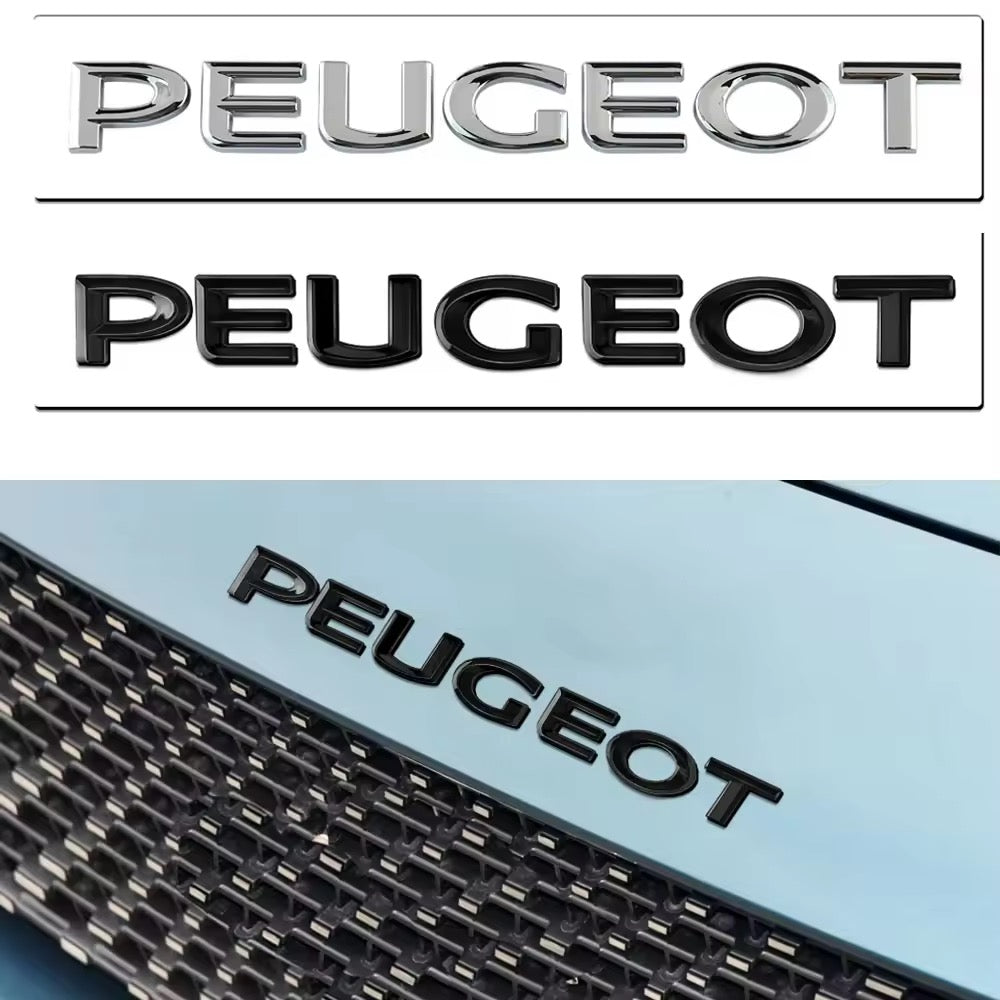 Emblèmes de coffre 3D Peugeot