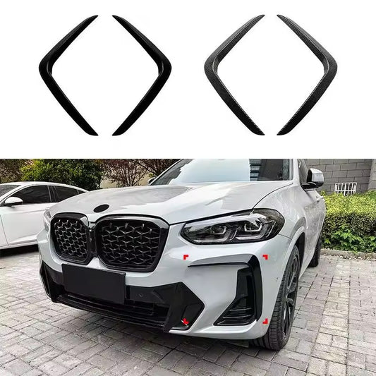 Garnitures contour d’antibrouillards avant BMW X3 / X4 G01 G02 M Sport LCI (2022+)