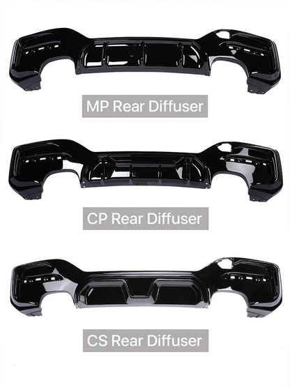 Diffuseur de pare-chocs arrière BMW série 1 F20 / F21