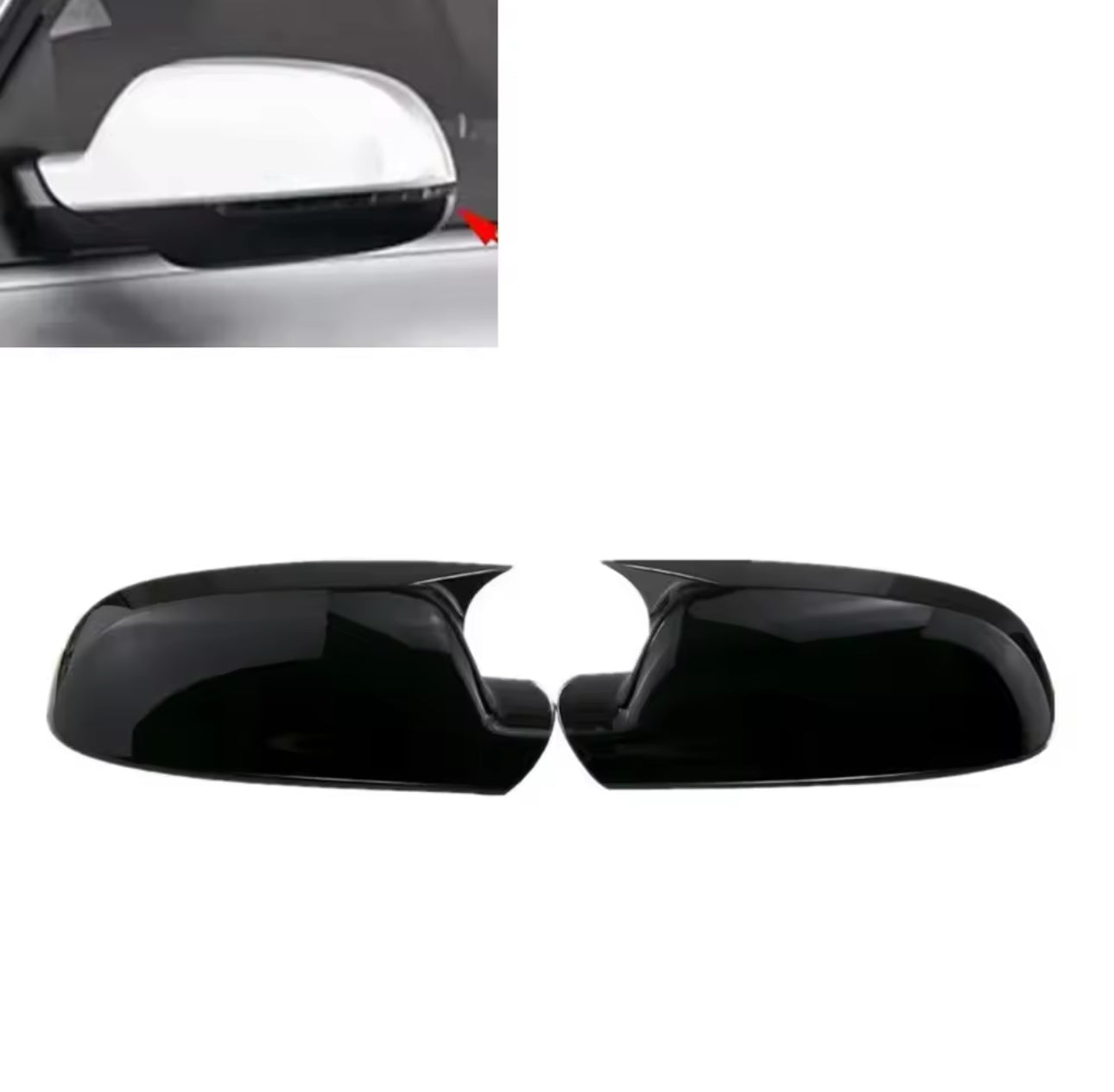 Coques de rétroviseurs style Batman Audi