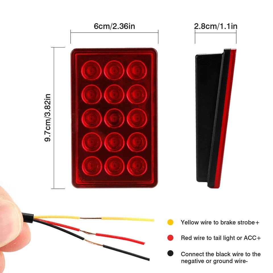 Feu stop F1 rectangle