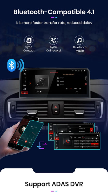 Autoradio androïde tactile BMW série 3 et 4 F30 / F31 / F32 / F33 / F34 / F36