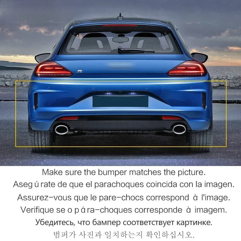 Diffuseur de pare-chocs arrière Volkswagen Scirocco