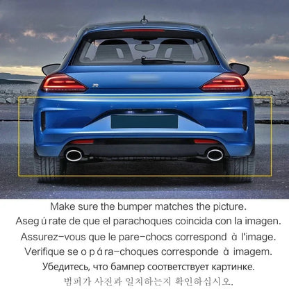 Diffuseur de pare-chocs arrière Volkswagen Scirocco