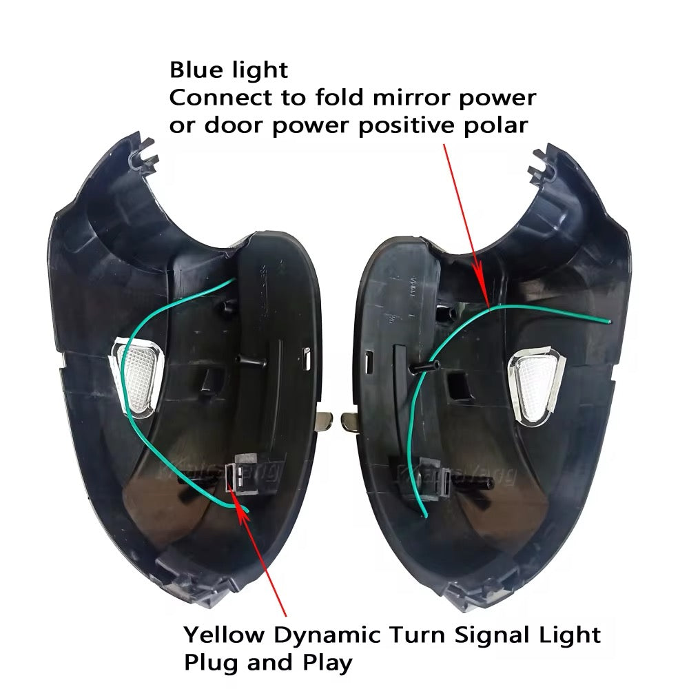 Clignotants dynamiques de rétroviseurs Volkswagen