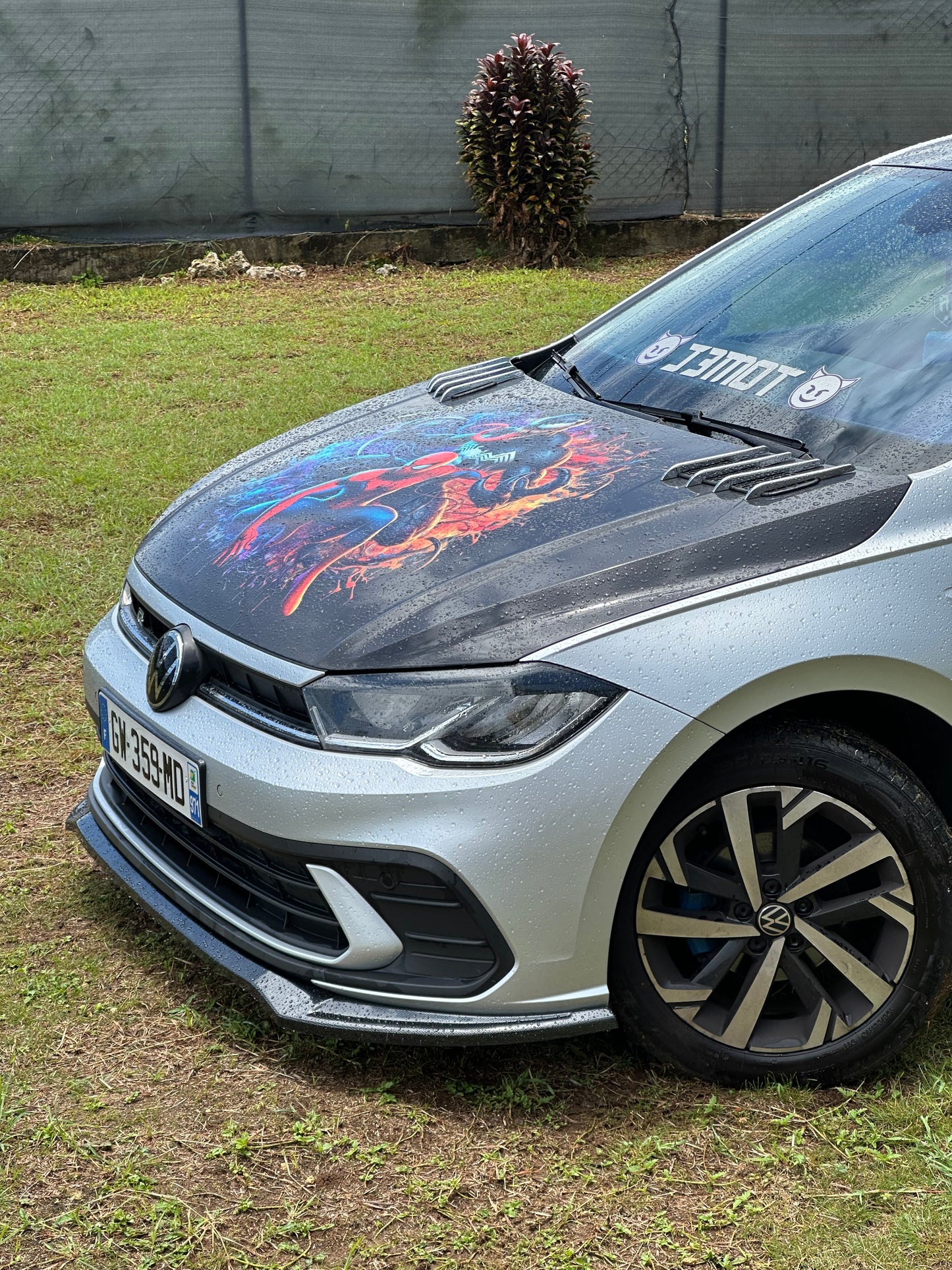 Lame de pare-chocs avant Volkswagen Polo AW (MK6 Facelift)