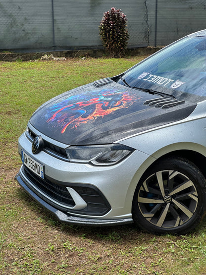 Lame de pare-chocs avant Volkswagen Polo AW (MK6 Facelift)