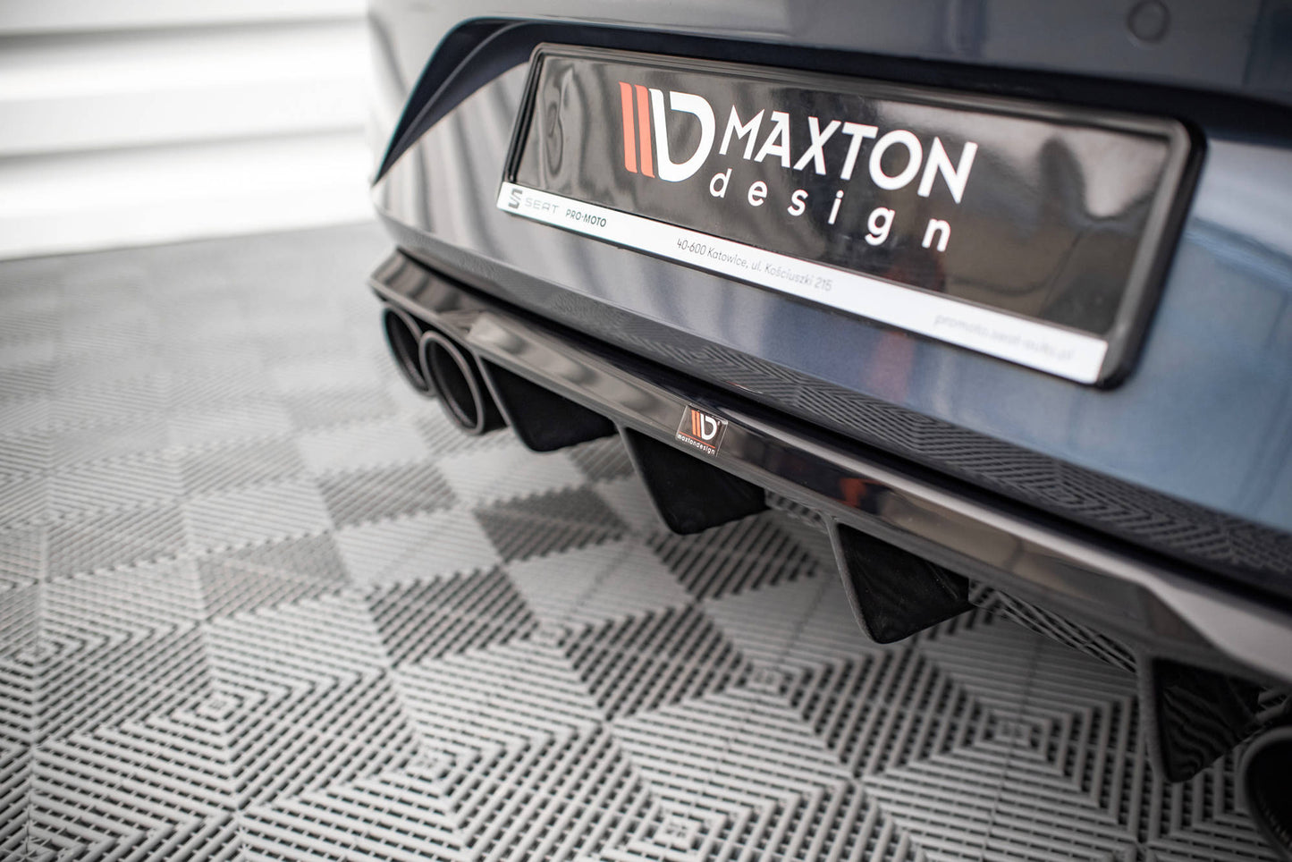 Diffuseur de pare-choc arrière Seat Leon Mk4