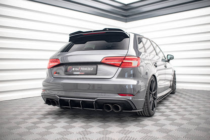 Lames de diffuseur de pare-chocs arrière Street Pro Audi S3 Sportback 8V Facelift