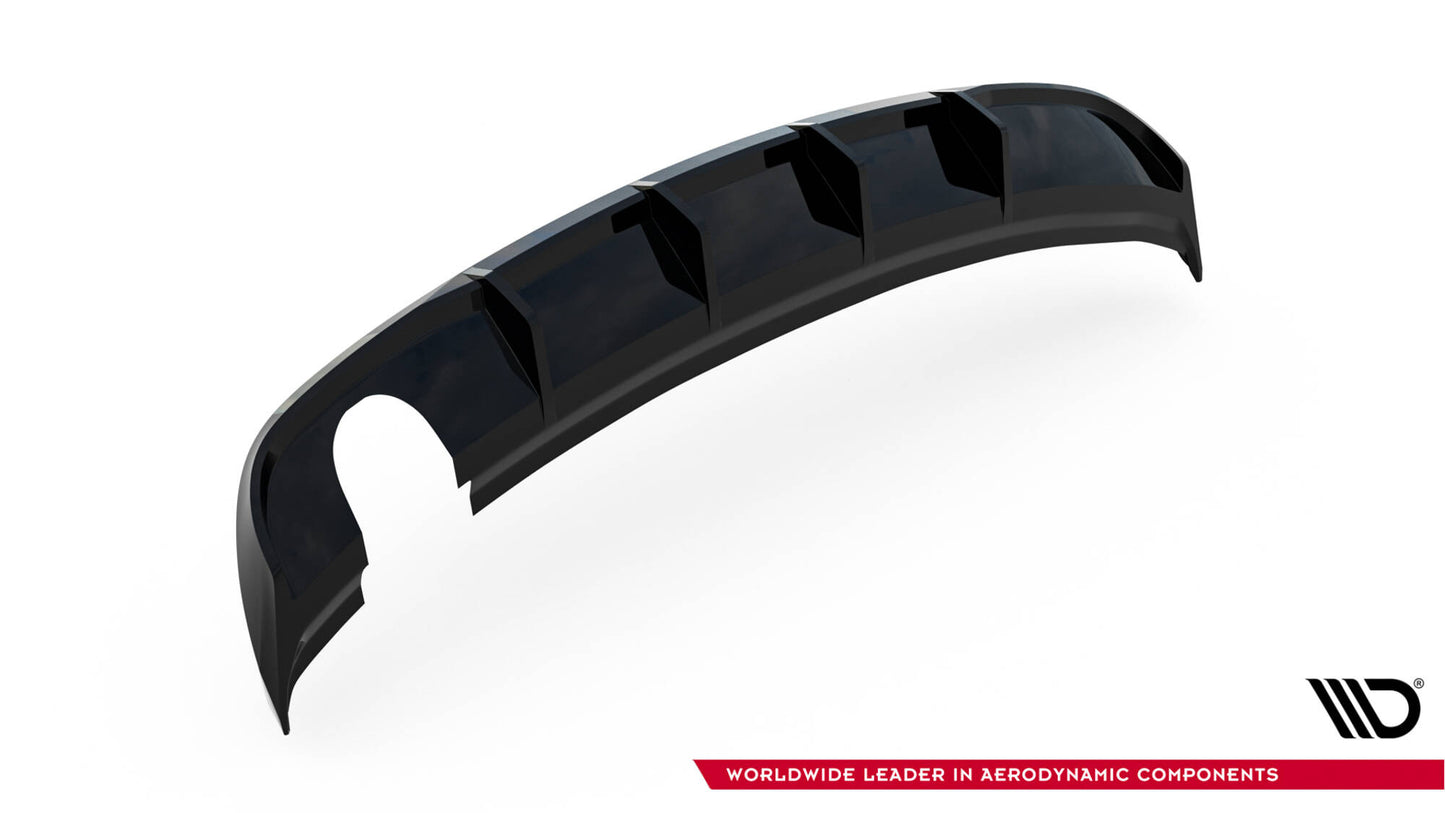 Diffuseur de pare-chocs arrière Audi A3 Sedan 8V Facelift (version avec une sortie sur un côté)