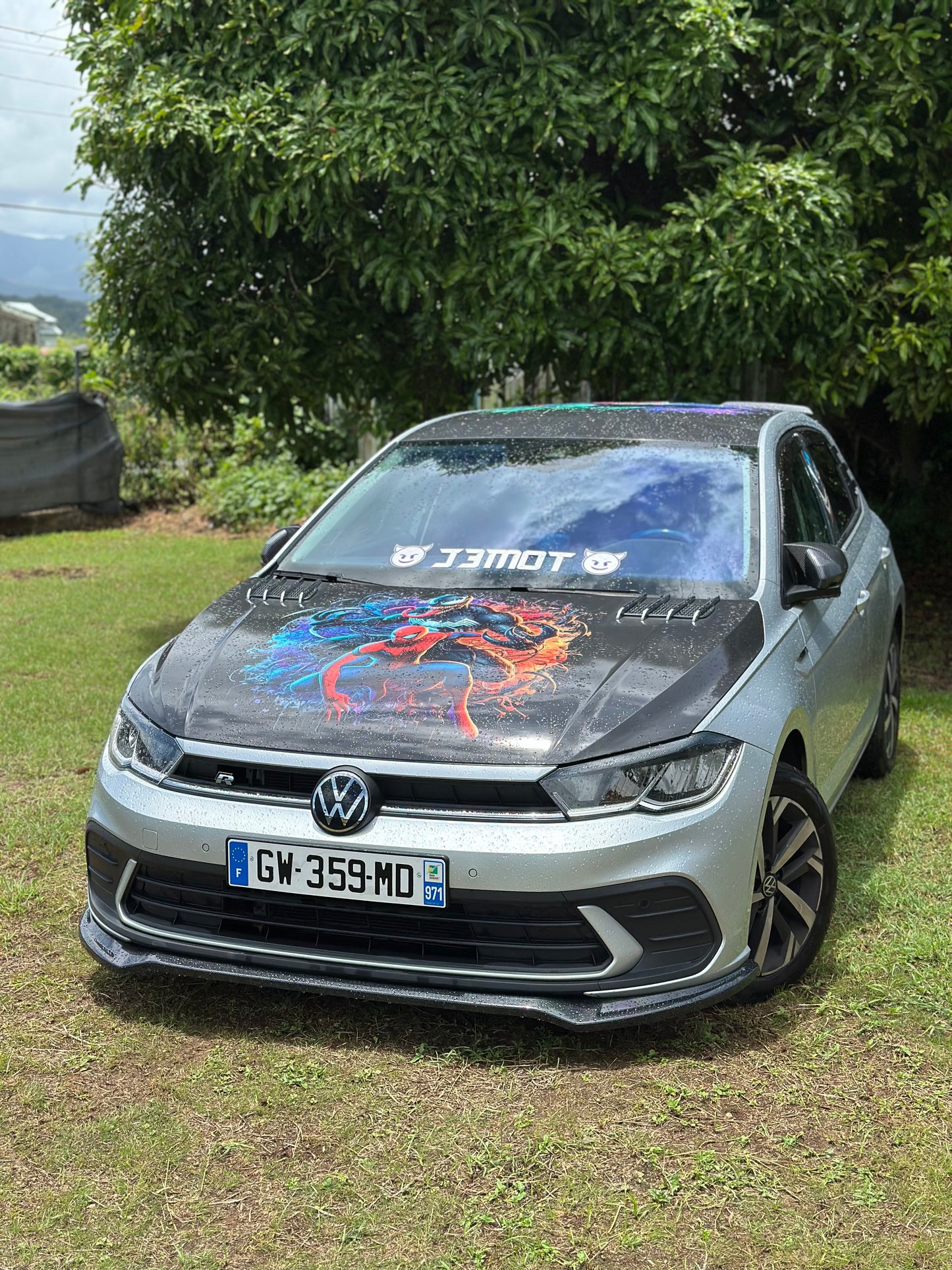 Lame de pare-chocs avant Volkswagen Polo AW (MK6 Facelift)