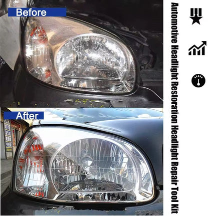 Kit de restauration de phares - (Anti-rayures, Anti-jaunissement)