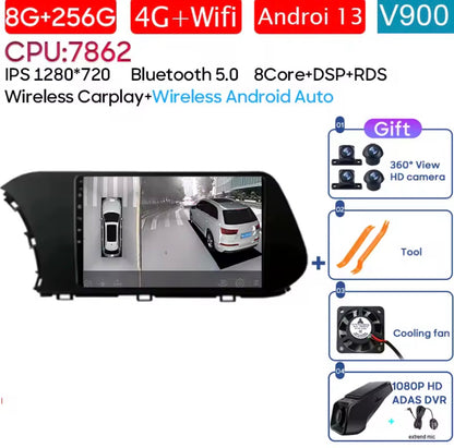 Autoradio Android Hyundai i20 – Navigation GPS, CarPlay & Performance Premium