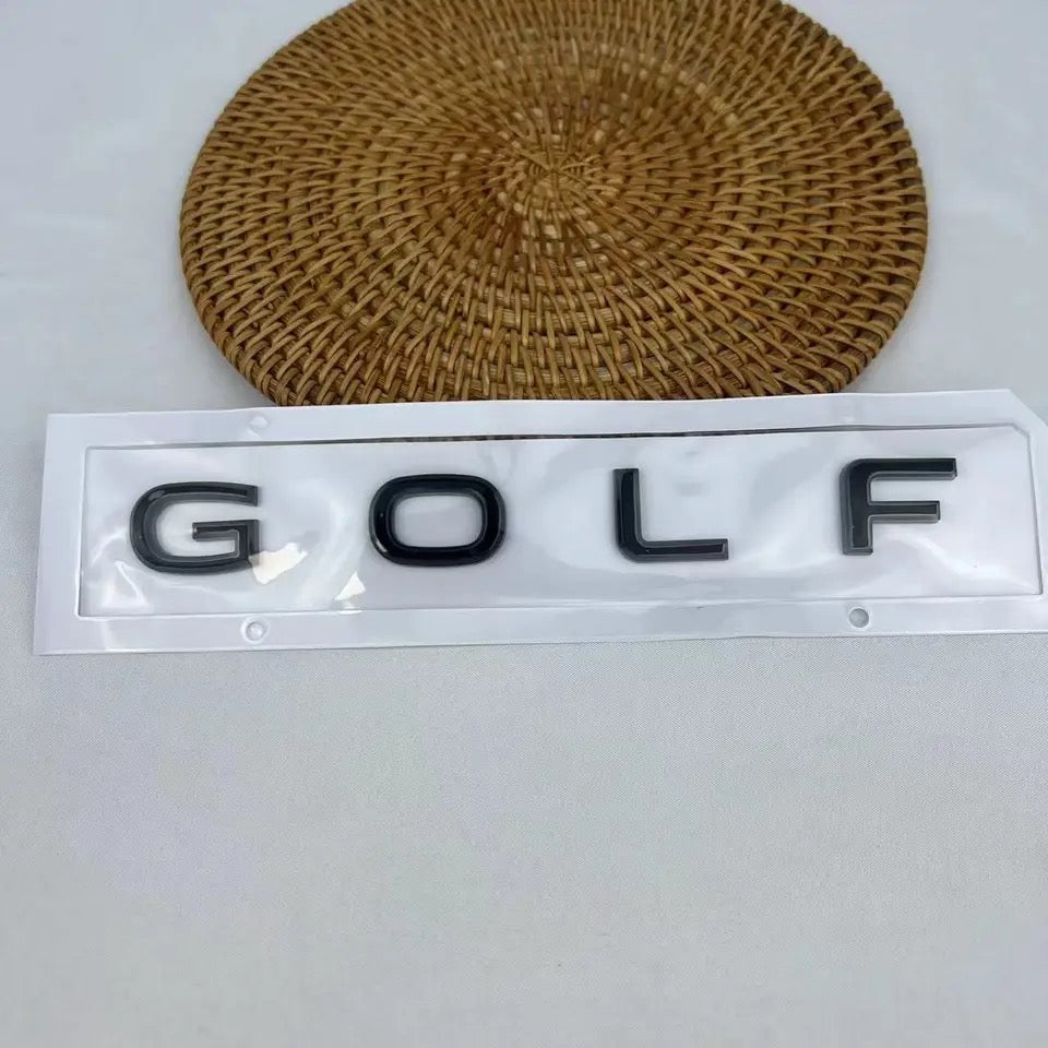 Emblèmes de coffre « GOLF »