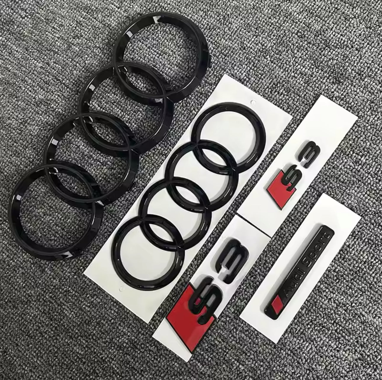 Kit emblèmes Audi S3